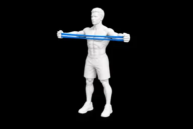 Band Pull-Apart exercise illustration
