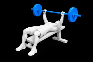 Barbell Decline Bench Press exercise illustration