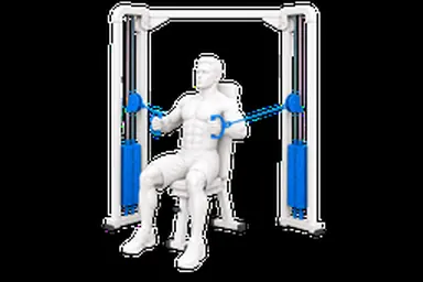 Cable Chest Press exercise illustration