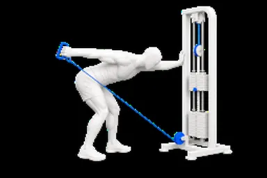 Cable Triceps Kickback exercise illustration