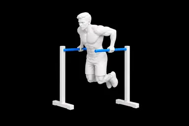 Chest Dips exercise illustration