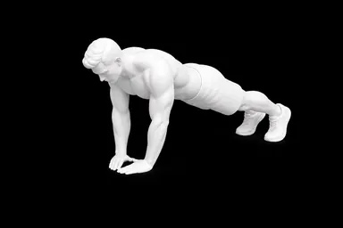 Diamond Push-ups exercise illustration