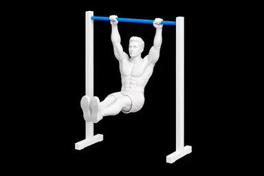 Hanging Leg Raise exercise illustration