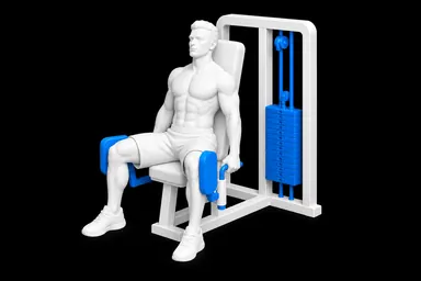 Machine Hip Abduction exercise illustration
