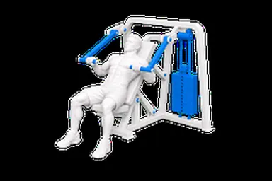 Machine Incline Chest Press exercise illustration