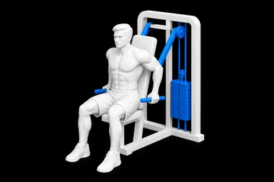 Machine Triceps Extension exercise illustration