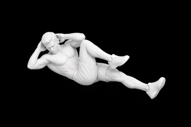 Pilates Criss Cross exercise illustration