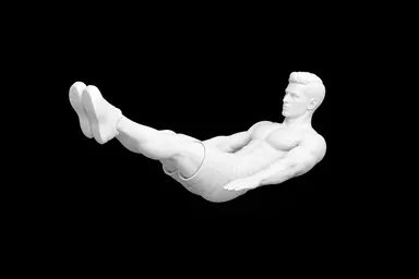 Pilates Hundred exercise illustration