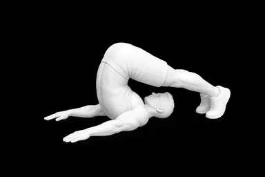 Pilates Roll Over exercise illustration