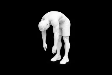 Pilates Standing Roll Down exercise illustration
