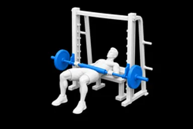 Smith Machine Hip Thrust exercise illustration
